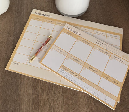 Weekly and Monthly Planner Bundle