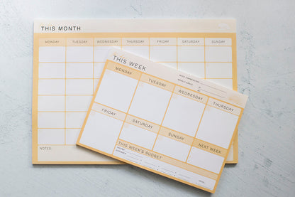 Weekly and Monthly Planner Bundle