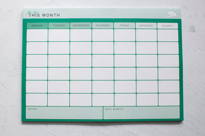 Monthly Desk Planner (A3)